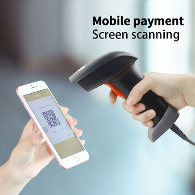 Связанный проволокой читатель кода USB Qr Handheld блока развертки штрихкода 1D 2D портативный