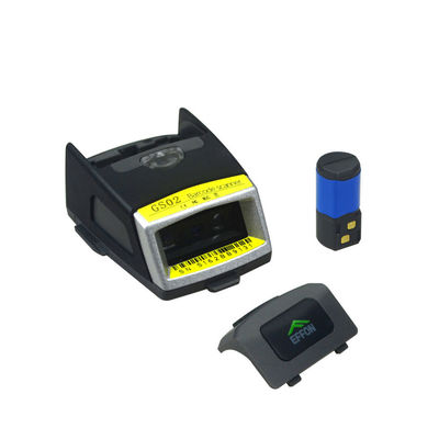 Пригодный для носки читатель штрихкода Bluetooth 1D 2D блока развертки штрихкода GS02