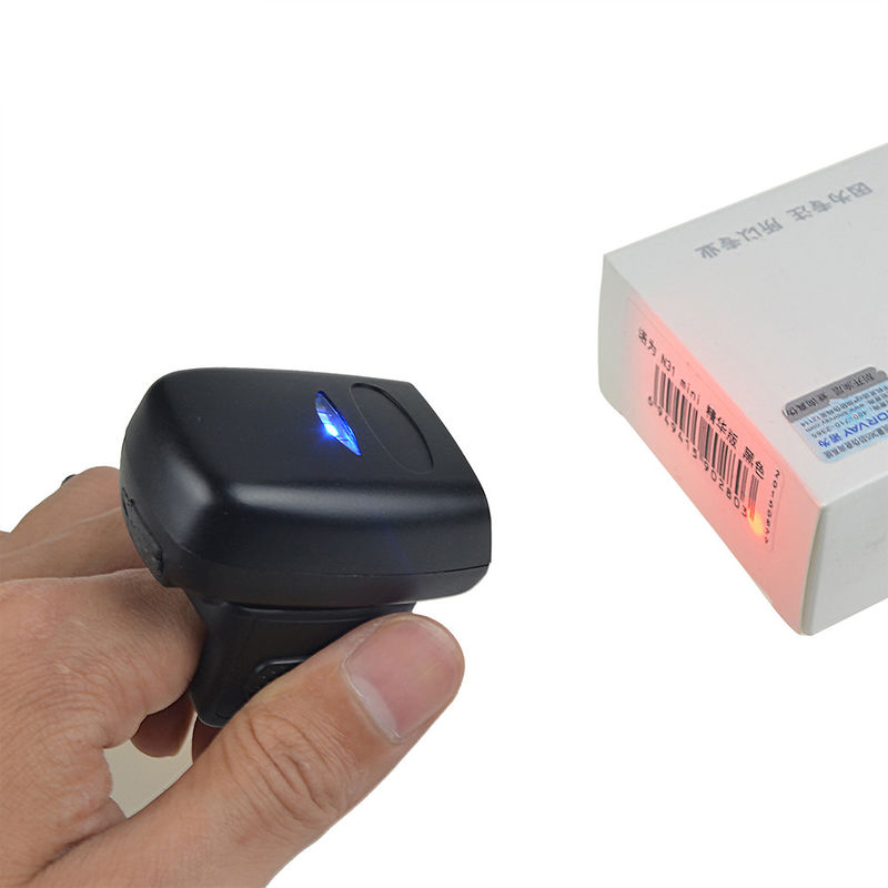 блок развертки кода мини-бара пальца блока развертки штрихкода bluetooth пригодного для носки беспроводного читателя штрихкода 2d для ПК планшета андроида